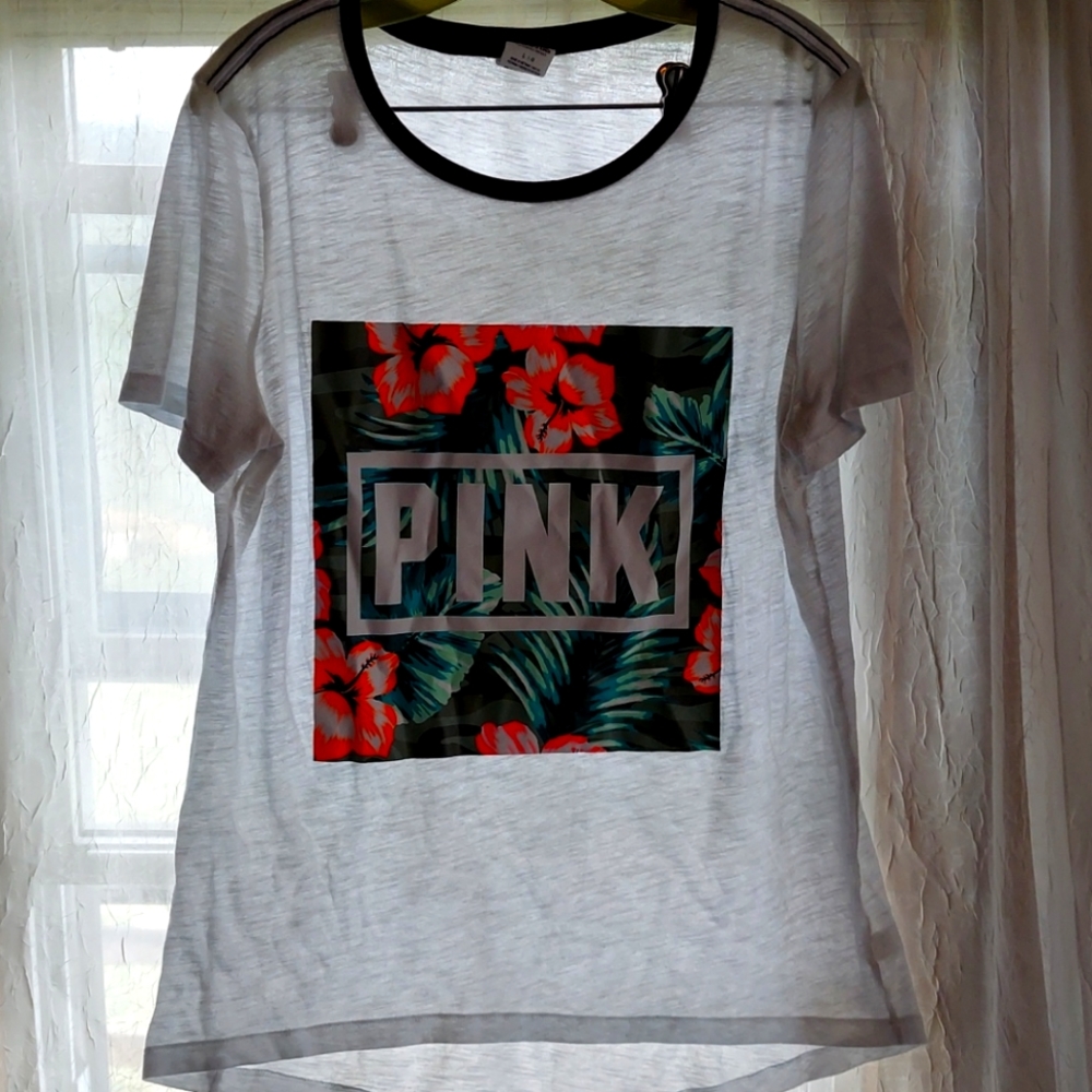 Pink Large Tshirt Victoria's Secret